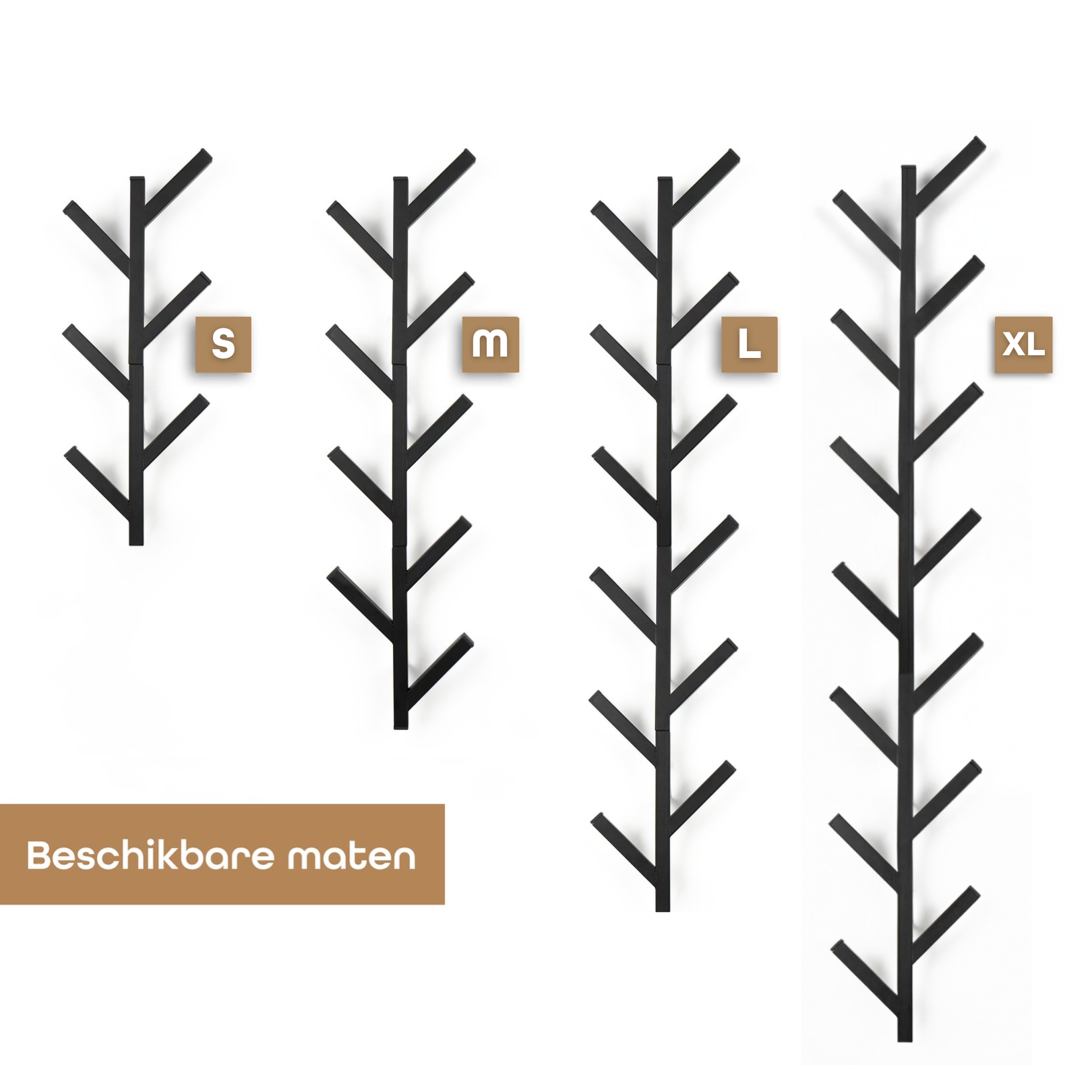 Baulk boom kapstok afmetingen modern